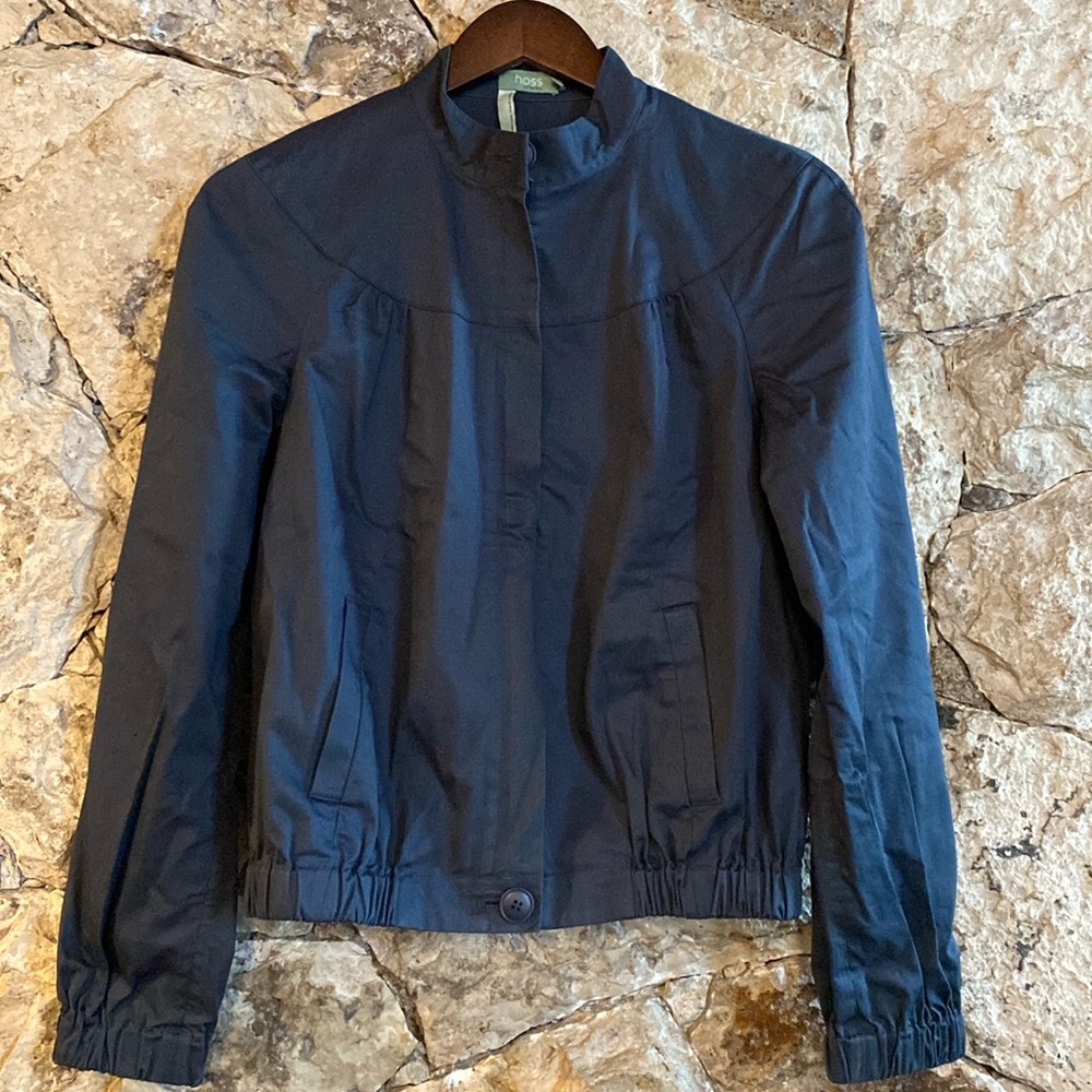 Cotton lightweight jacket in beautiful blue colour